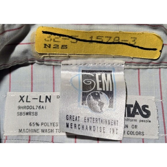 VTG GEM White Zombie Shirt Astro-Creep: 2000 Tour XL Cintas Work Patch READ NOTE - Picture 5 of 16